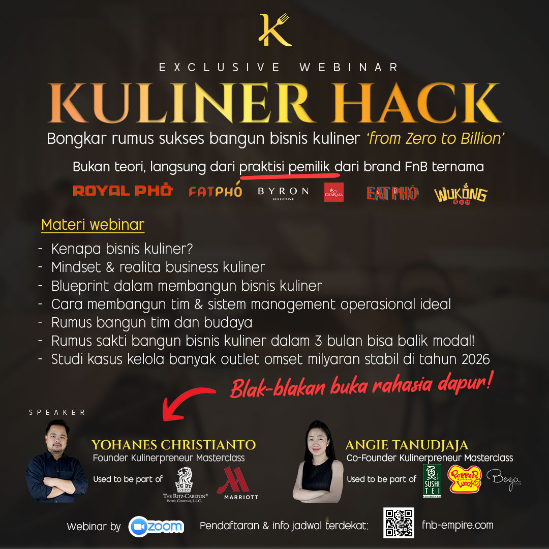 KULINER HACK — Webinar Rahasia Restoran Profitable & Sistematis