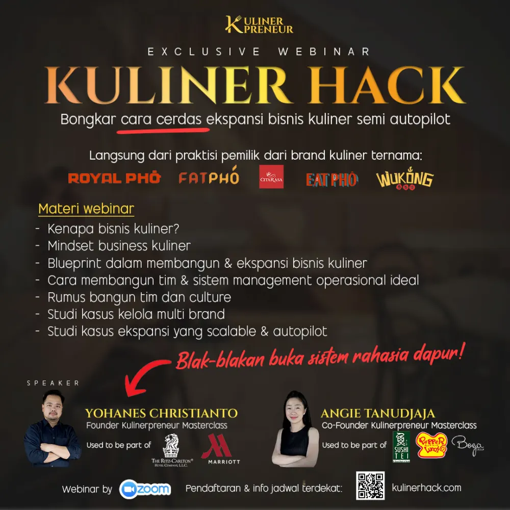 KULINER HACK — Webinar Rahasia Restoran Profitable & Sistematis