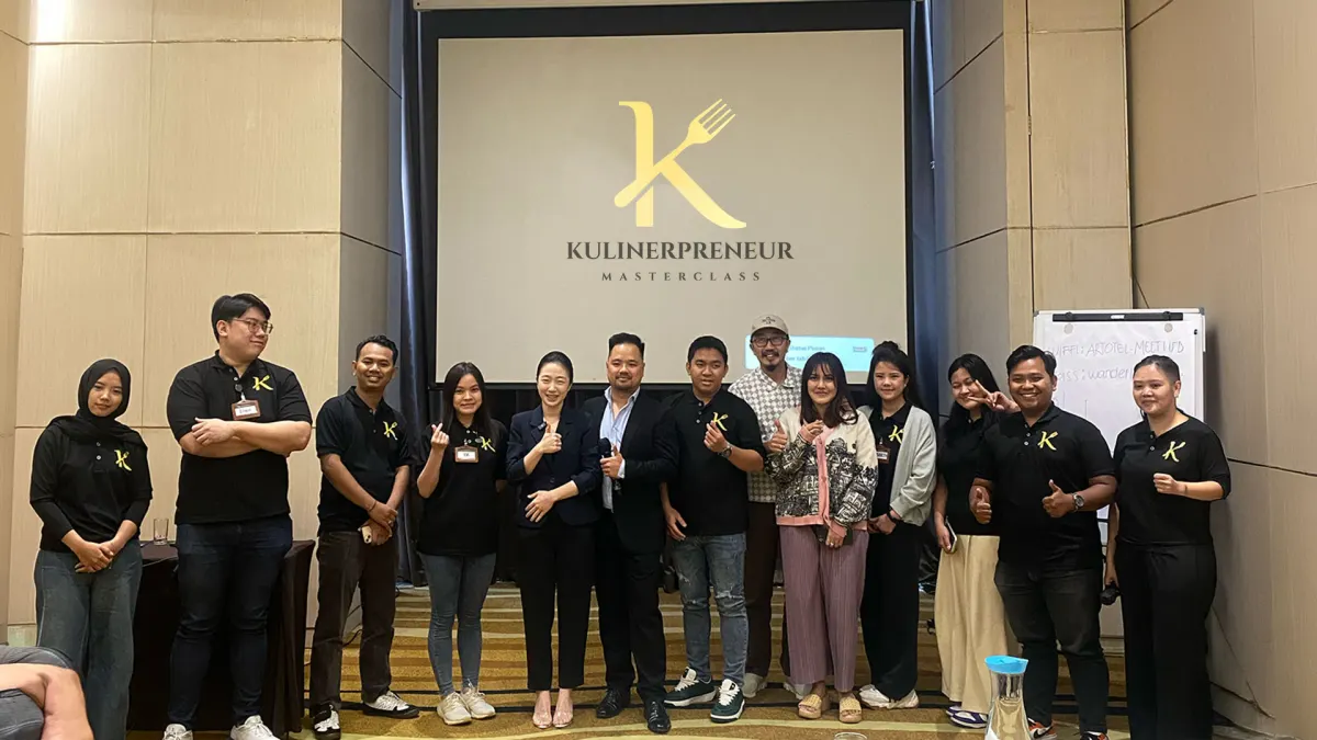 Peserta workshop Kulinerpreneur Masterclass mengikuti sesi